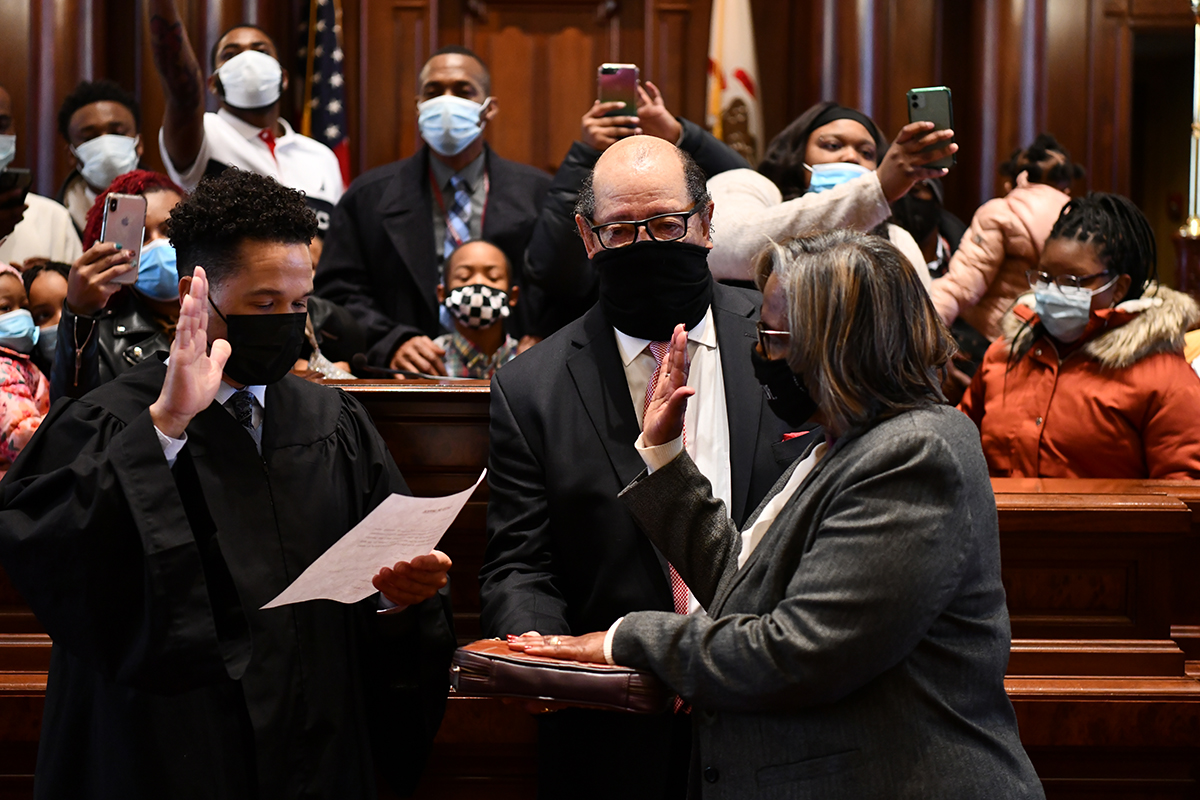 Turner sworn in as the first Black woman to serve the 48th District