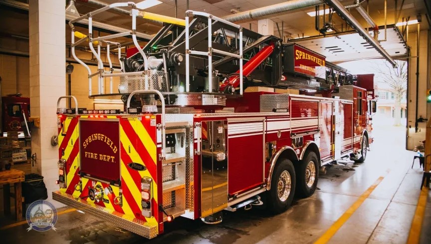 springfield IL ladder truck